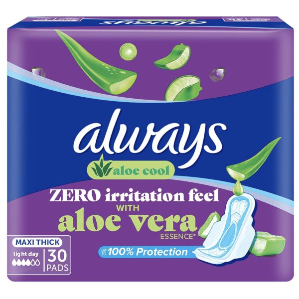 Always Aloe Cool Light Day Pads