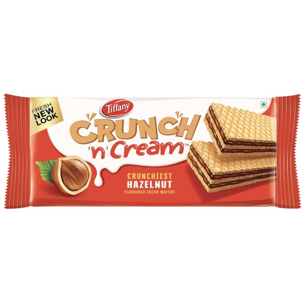 Tiffany Crunch n Cream Hazelnut Wafer 135g