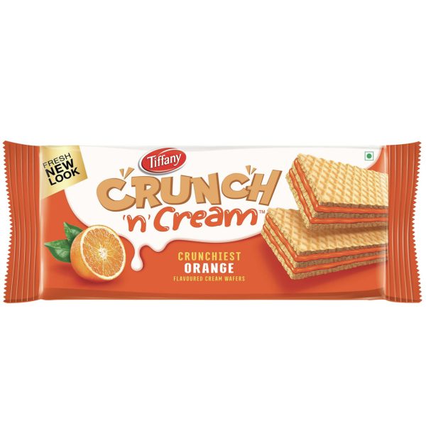 Tiffany Crunch n Cream Orange Wafer 135g