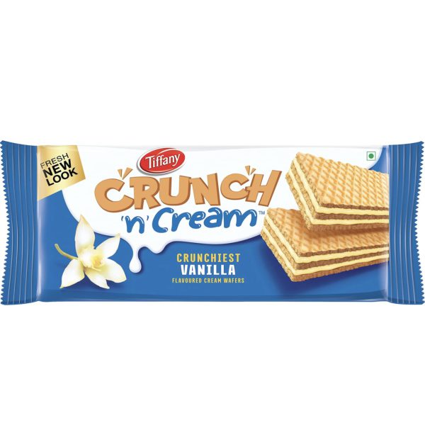 Tiffany Crunch n Cream Vanilla Wafer 135g
