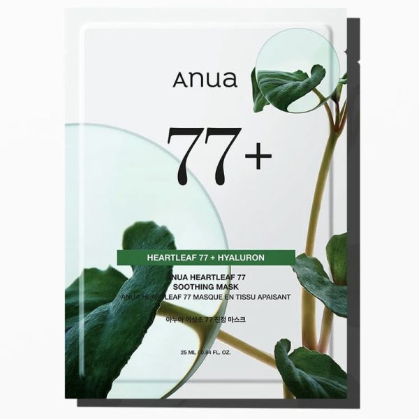 ANUA Heartleaf 77+ Hyaluron Soothing Full Face Mask