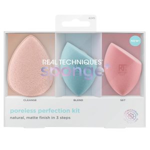 کیت سه‌مرحله‌ای اسفنج و ابزار آرایشی Real Techniques — Poreless Perfection Kit