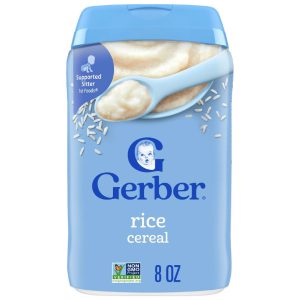سرلاک گربر Supported Sitter 1st Foods Rice Cereal
