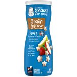اسنک گربر پاف غلات طعم توتفرنگی و سیب Grain & Grow Puffs