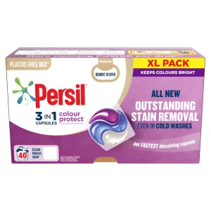 قرص لباسشویی پرسیل سهدریک مدل Color Protect بسته ۴۰ عددی