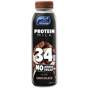 شیر پروتئین شکلات بدون شکر و چربی المراعی 400ml