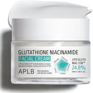 کرم روشنکننده و آبرسان صورت APLB Glutathione Niacinamide