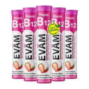 قرص جوشان ویتامین B12 توتفرنگی ایوام