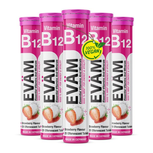 قرص جوشان ویتامین B12 توتفرنگی ایوام قرص جوشان ویتامین B12 توتفرنگی ایوام