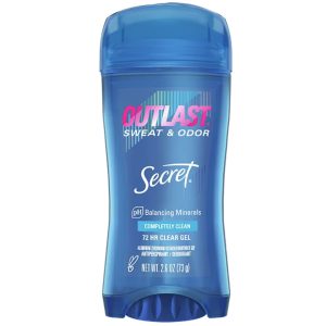 مام ژلی ضدتعریق سکرت Completely Clean Clear Gel 72H