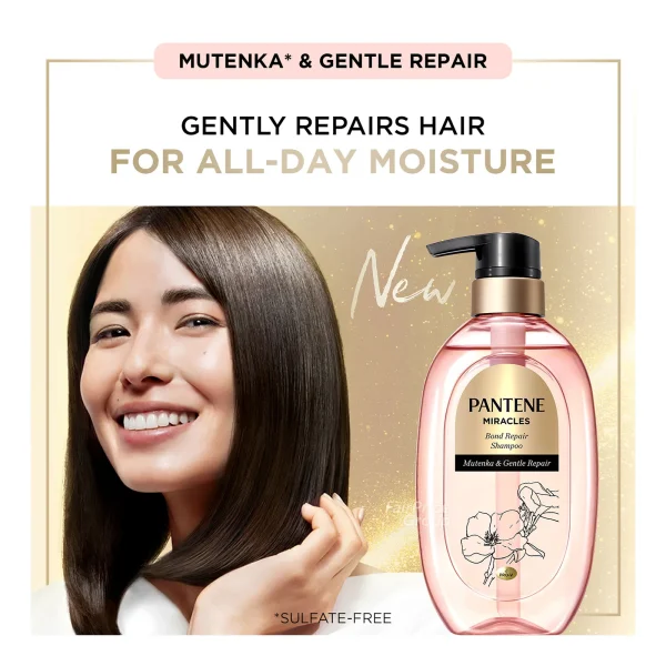 خرید شامپو ترمیم‌ کننده پنتن مدل Miracles Bond Repair Mutenka & Gentle Repair
