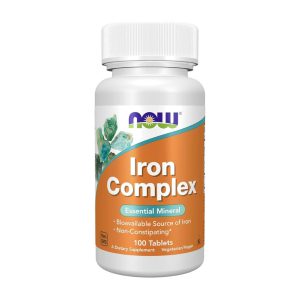 قرص آهن Iron Complex ناو فودز 100 عددی