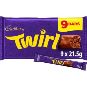 شکلات کدبری Twirl پک ۹ عددی
