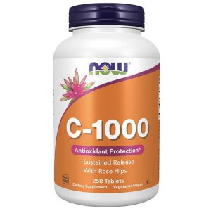 قرص ویتامین C 1000 میلی‌گرم ناو فودز 250 عددی