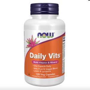 مولتی ویتامین Daily Vits ناو فودز 120 عددی