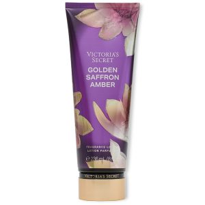 لوسیون بدن ویکتوریا سکرت مدل Golden Saffron Amber Fragrance Lotion