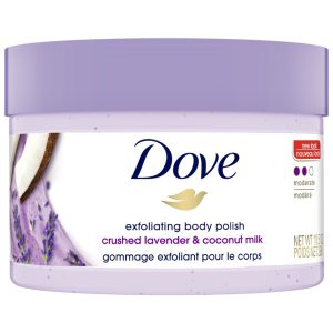 اسکراب بدن داو مدل Lavender & Coconut Milk