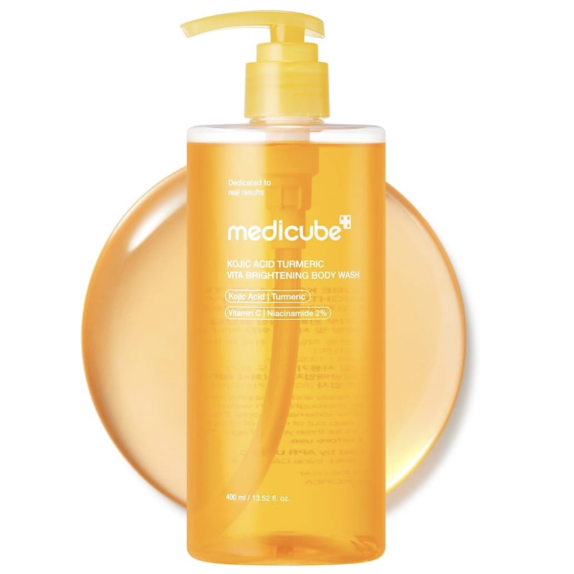 بادی واش روشن کننده مدیکیوب مدل Kojic Acid Turmeric Vita Brightening Body Wash بادی واش روشن کننده مدیکیوب مدل Kojic Acid Turmeric Vita Brightening Body Wash