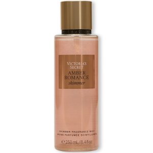 بادی اسپلش براق کننده ویکتوریا سکرت مدل Amber Romance Shimmer Fragrance Mist