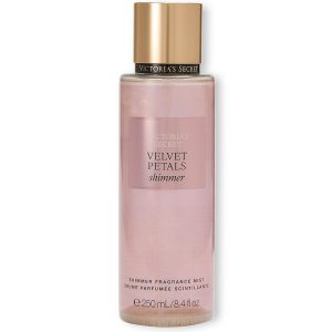 بادی اسپلش براق کننده ویکتوریا سکرت مدل Velvet Petals Shimmer Fragrance Mist