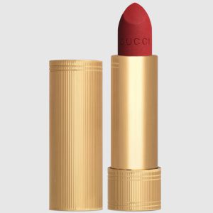 رژ لب مات گوچی مدل Rouge à Lèvres Mat شماره 25 Goldie Red