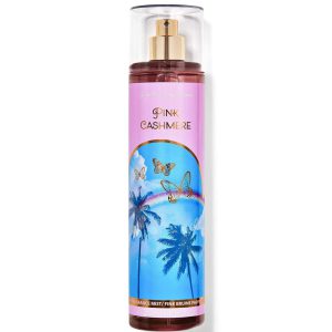 بادی اسپلش زنانه بث اند بادی ورکز رایحه شیرین و کمی پودری تابستانی Bath & Body Works Pink Cashmere Fine Fragrance Mist