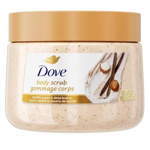 اسکراب بدن داو با رایحه شکر وانیلی و شی باتر Dove Vanilla Sugar & Shea Butter Body Scrub