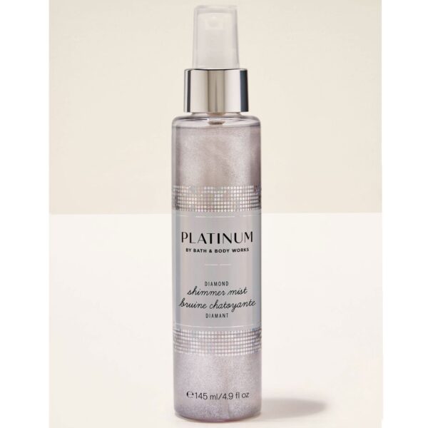 بادی اسپلش شاین دار بث اند بادی ورکس BATH & BODY WORKS Platinum Diamond Shimmer Mist