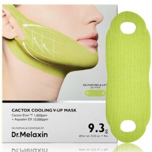 ماسک لیفت و فرم دهنده فک دکتر ملکسین Dr.Melaxin Cactox Cooling V-Up Mask پک ۴ عددی