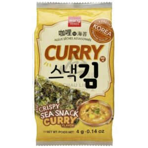 چیپس جلبک دریایی ترد با طعم کاری Crispy Sea Snack Curry Flavor