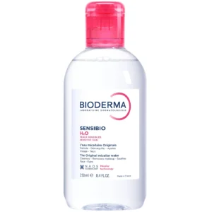 محلول میسلارواتر پاک کننده آرایش بایودرما مدل سنسی بیو 250ml H2O