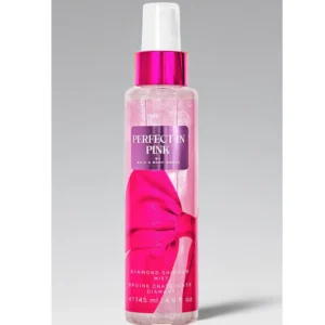 بادی اسپلش شاین دار بث اند بادی ورکس Bath & Body Works Perfect In Pink Diamond Shimmer Mist