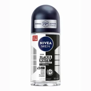 مام رولی مینی نیوا مدل Nivea Black & White Invisible Original Mini Roll-On