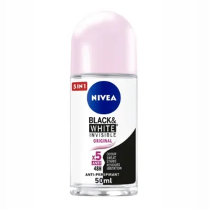 مام رولی مینی نیوا مدل Nivea Black & White Invisible Original Roll-On