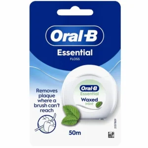 نخ دندان اورال‌ بی اسنشیال وکس دار با طعم نعنا Oral-B