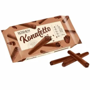 ویفر ترد کاکائویی کونافتو روشن 140g Roshen
