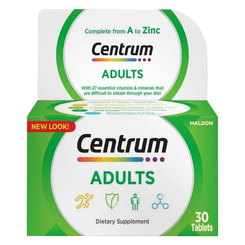 مولتی ویتامین سنتروم مدل Adults بسته ۳۰ عددی مولتی ویتامین سنتروم مدل Adults بسته ۳۰ عددی