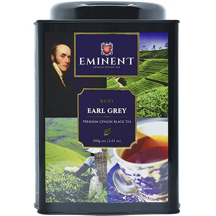 چای سیاه سیلان عطری ممتاز امیننت Eminent Earl Grey 250g چای سیاه سیلان عطری ممتاز امیننت Eminent Earl Grey 250g