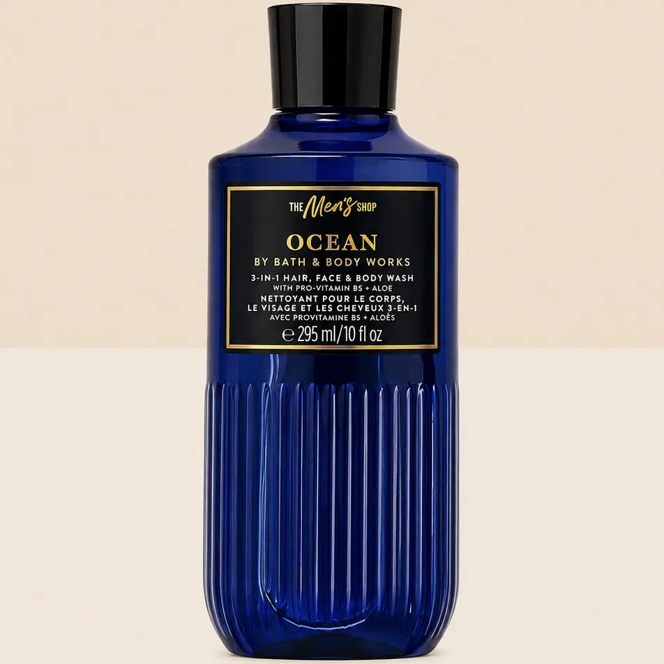 شامپو سر و بدن مردانه بث اند بادی مدل Ocean شامپو سر و بدن مردانه بث اند بادی مدل Ocean