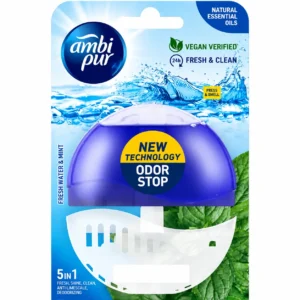 خوشبوکننده و تمیزکننده توالت آمبی پور Fresh Water & Mint مدل Odor Stop
