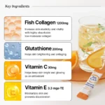 پک ۳۰ عددی پودر کلاژن کم مولکول و گلوتاتیون روشن کننده BB LAB حاوی ویتامین C - تصویر 4