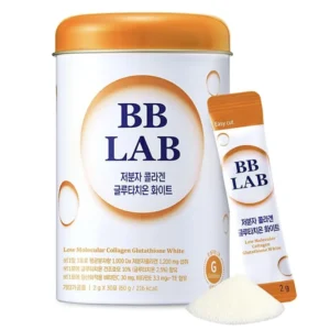 پک‌ ۳۰ عددی پودر کلاژن کم مولکول و گلوتاتیون روشن کننده BB LAB حاوی ویتامین سی