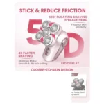 شیور 5 بعدی شیگلم صورت و بدن SHEGLAM Smooth Moves 5D Flash Electric Shaver - تصویر 9
