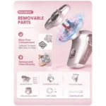 شیور 5 بعدی شیگلم صورت و بدن SHEGLAM Smooth Moves 5D Flash Electric Shaver - تصویر 5